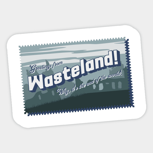 Visit the Wasteland Sticker by Inn Between